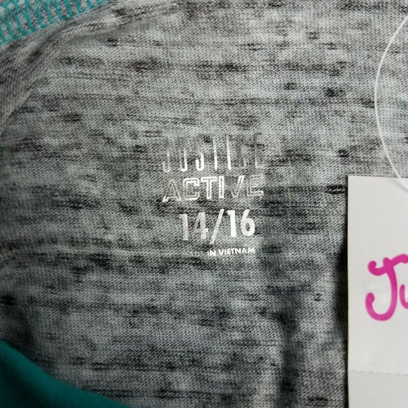 Justice Active Girls Leggings / Top Gymnast 14/16 - Picture 12 of 12